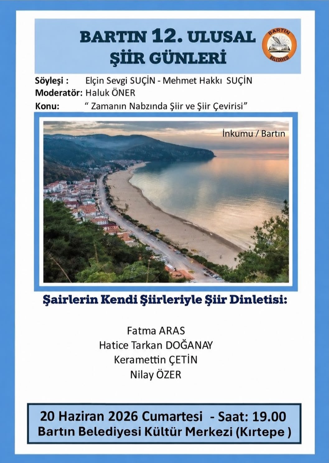 Bartın 12. Ulusal Şiir Günleri